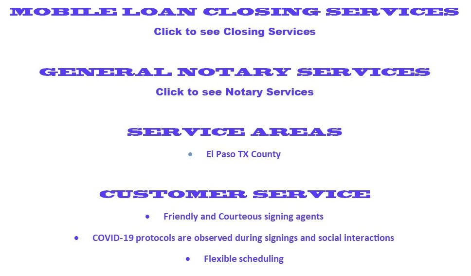 List of SERVICES